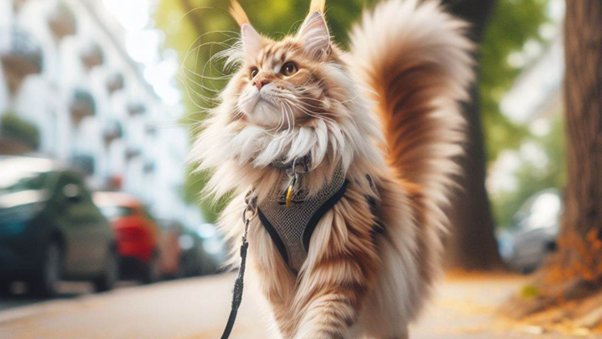 Maine Coon Leash Training Guide | Cattery